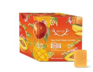 WYLD - Sour Peach Mango - 10x10mg
