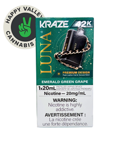 Kraze Luna - Emerald Green Grape - 42K