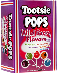 Tootsie Lollipops - Wild Berry Flavours